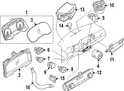 Instruments & Gauges for 2022 Nissan Pathfinder #0