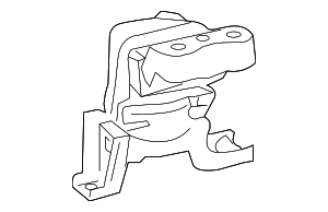 123050T051 - Engine: Engine Mount (Right) for Toyota: Corolla, Matrix Image