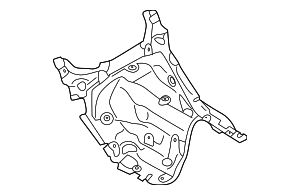 4N0864943C - Exhaust: Floor Pan Heat Shield for Audi Image