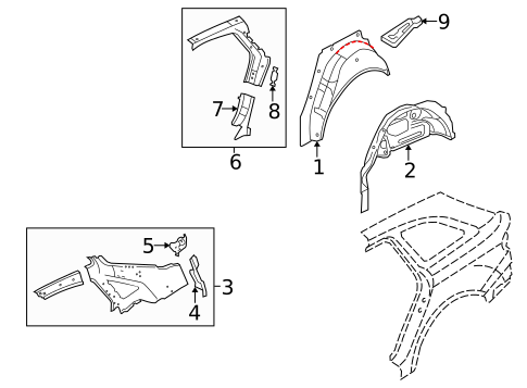 Inner Structure for 2013 Audi A4 Quattro #0