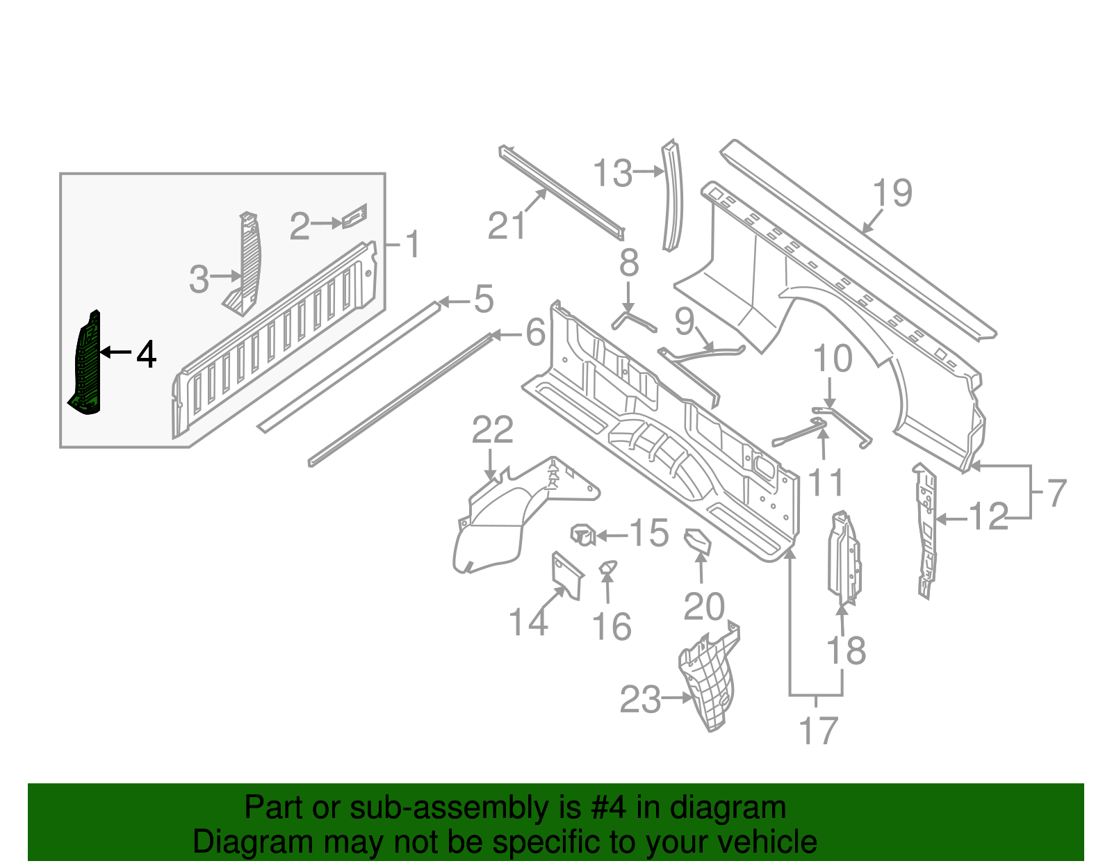 Corner Panel - Nissan (93329-7S230)
