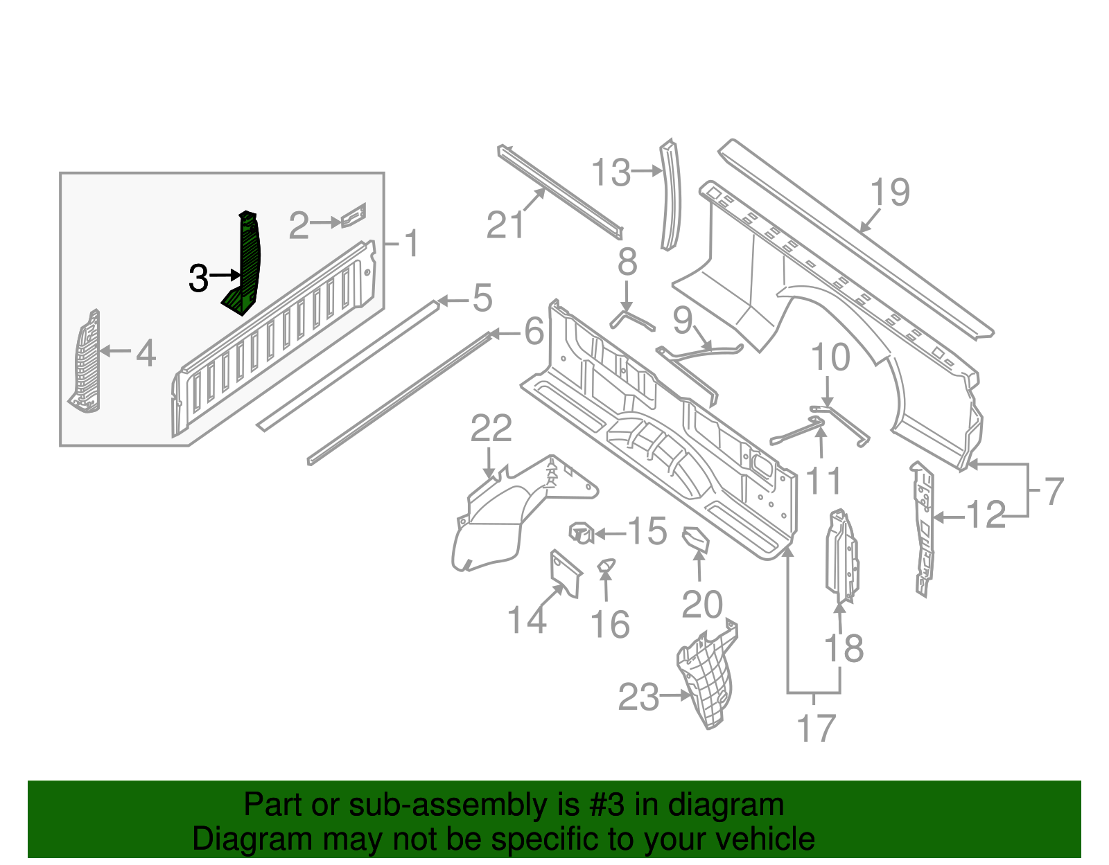 Corner Panel - Nissan (93328-7S230)