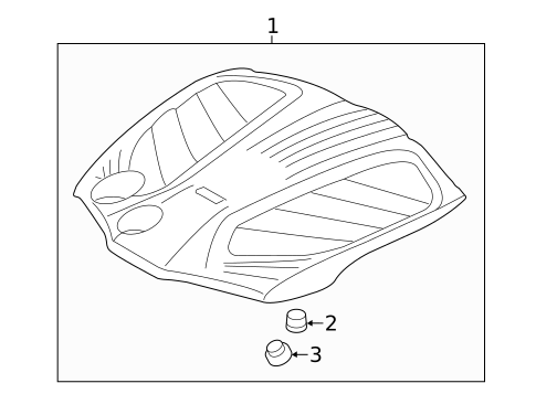 Engine Appearance Cover for 2016 Hyundai Azera #0