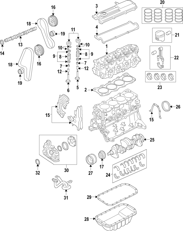 RF0312603A - : Engine Camshaft Seal for Mazda Image
