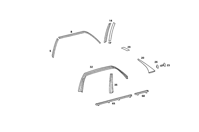 7983002214 - Front Doors: Tapping Screw for Mercedes-Benz: 190, 190D, 190E, 280S, 280SE, 280SEL, 300SEL, 300TD, 300TE, 380SE, 380SEL, 560SEL, S430, S55 AMG Image image