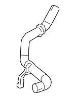 16571F0410 - Cooling System: Lower Hose for Toyota: RAV4, Venza Image