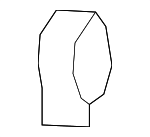 90466A0032 - Cooling System: By-Pass Pipe Clamp for Scion: tC | Toyota: C-HR, Camry, Corolla, GR Corolla, Mirai, RAV4, RAV4 Prime, Sequoia, Tacoma, Tundra Image