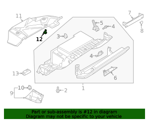 Wht 009 080 2016-2025 Audi Isolator Bracket WHT-007-080 | Genuine Audi Parts