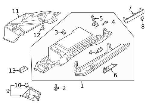 Glove Box for 2025 Audi RS Q8 #0