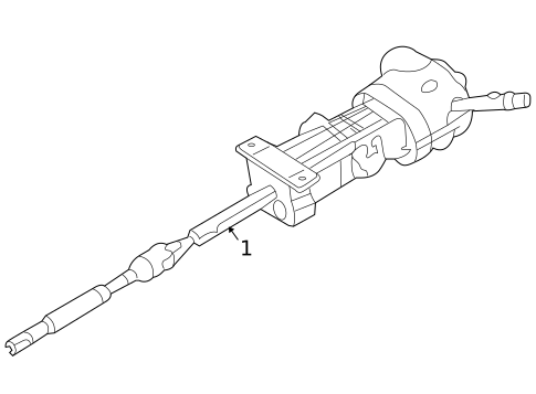 Steering Column Assembly for 2006 Isuzu i-350 #1
