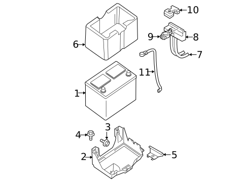Battery for 2014 Nissan Armada #0