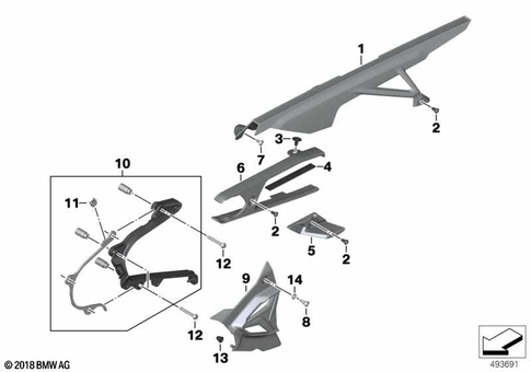 Mounting Parts, Torque-Transfer for 2022 BMW-Motorrad M 1000 RR #0