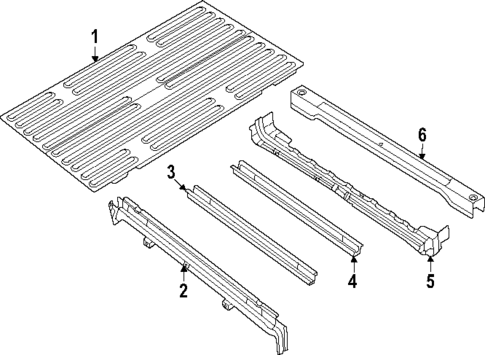 Floor - Pick UP Box for 2024 Ram 1500 Classic #1