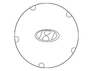 529603D310 - : Center Cap for Hyundai: Sonata Image