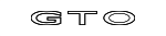 92155842 - Body: Nameplate for Pontiac: GTO Image