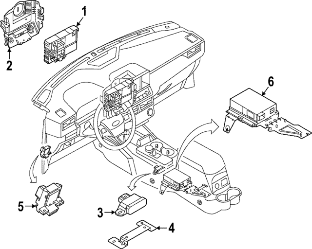 2022 - 2022 Ford Body Control Module MU5Z-15604-KQ