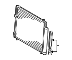 8845012280 - HVAC: Condenser for Scion: tC, xB | Toyota: Corolla Image