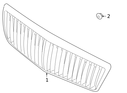 Grille & Components for 2004 Hyundai XG350 #0