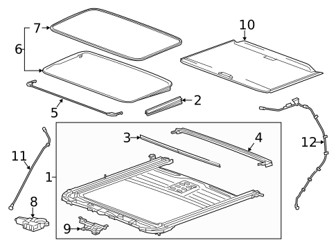 Sunroof for 2018 GMC Yukon XL #0