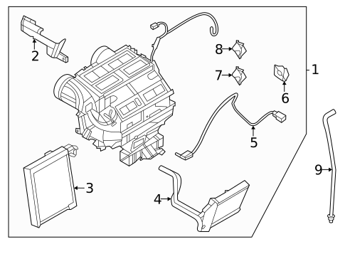 Condenser, Compressor & Lines for 2024 Nissan Sentra #1