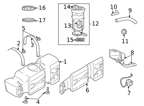 Fuel System Components for 2005 Dodge Ram 1500 #0