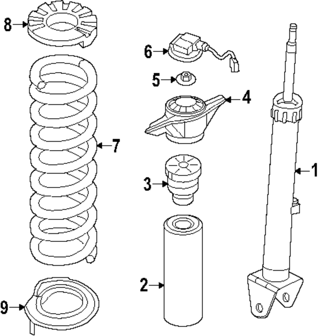 55307T6895 - : Suspension Shock Absorber for Hyundai Image