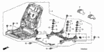 81281STKA01 - Interior/Bumper: SPRING, FR. SEAT SWS for Honda Image