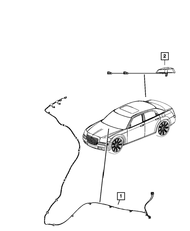5064225AG - Electrical: Satellite Radio Cable for Mopar Image