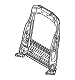 BK3Z99613A39N - Body: Seat Back Frame for Ford Image