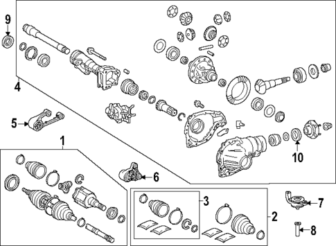 Carrier & Front Axles for 2024 Toyota Tacoma #0