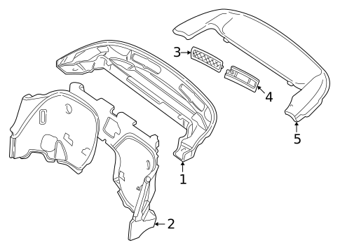 Stowage Compartment for 2000 BMW Z8 #0