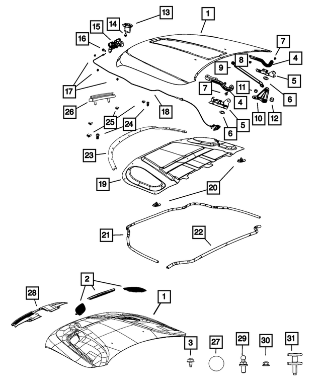 68090453AA - Body Sheet Metal Except Doors: Anti-squeak Tape for Chrysler: 200 | Dodge: Durango | Jeep: Cherokee, Grand Cherokee, Grand Cherokee L, Grand Cherokee WK Image