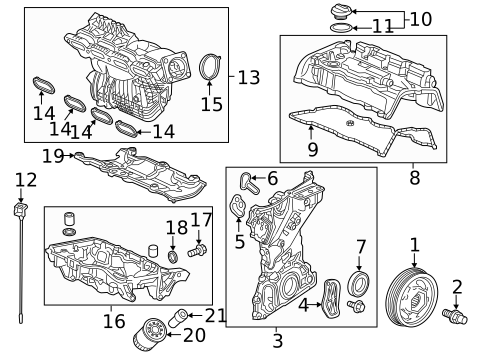 Gaskets & Sealing Systems for 2019 Honda Civic #0