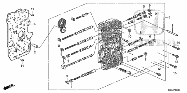 AT Main Valve Body for 2014 Honda Ridgeline #0