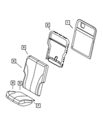 YM781D1AA - Interior Trim: Seat Back Panel, Right for Chrysler: Pacifica Image