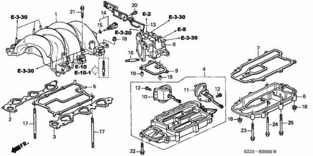 Intake Manifold for 2001 Acura RL #0