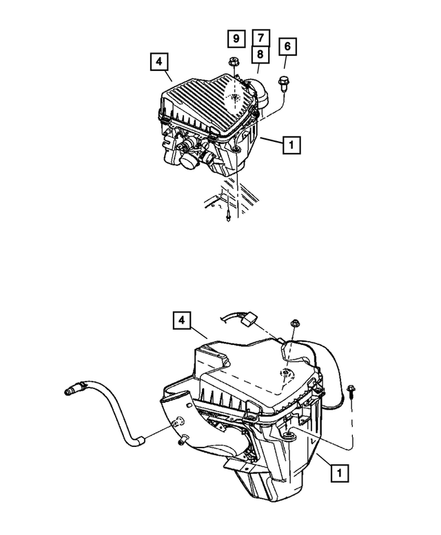 50010098AA - : Air Cleaner Body for Mopar Image