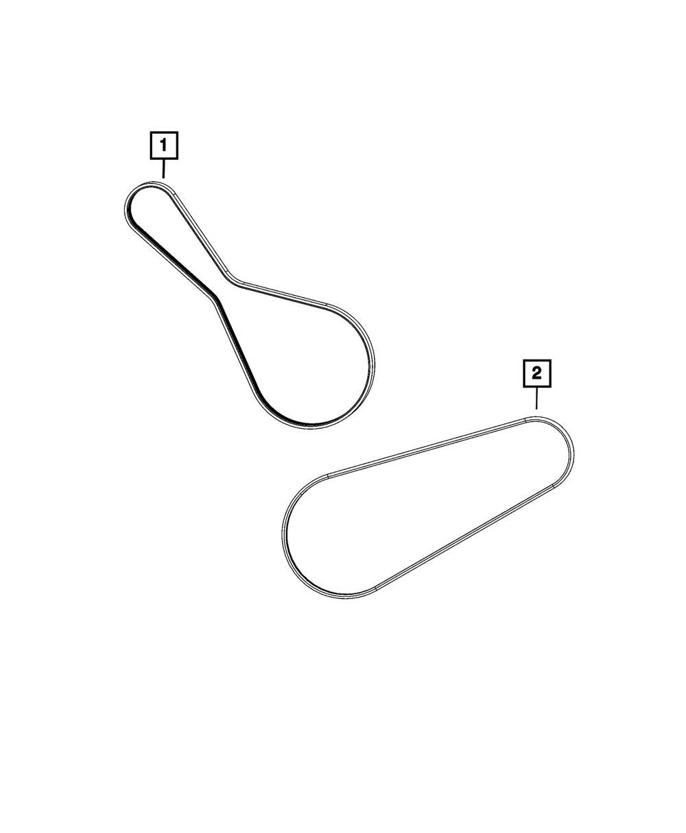2020-2026 Jeep Serpentine Belt 05048568AC | My Mopar Parts