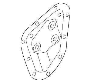 4K0839104 - Body: Door Lock Rod Cover for Audi Image