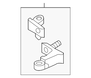 4K0833402D - Body: Door Hinge for Audi Image