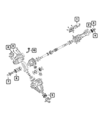 68146585AA - Front Axle; 215 MM-FD-Differential and Drive Line: Axle Motor Kit for Ram: 1500 Image