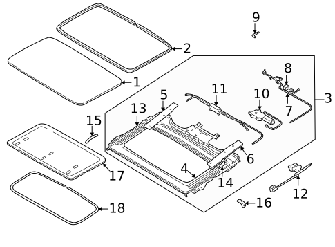 Sunroof for 1994 Subaru Impreza #0