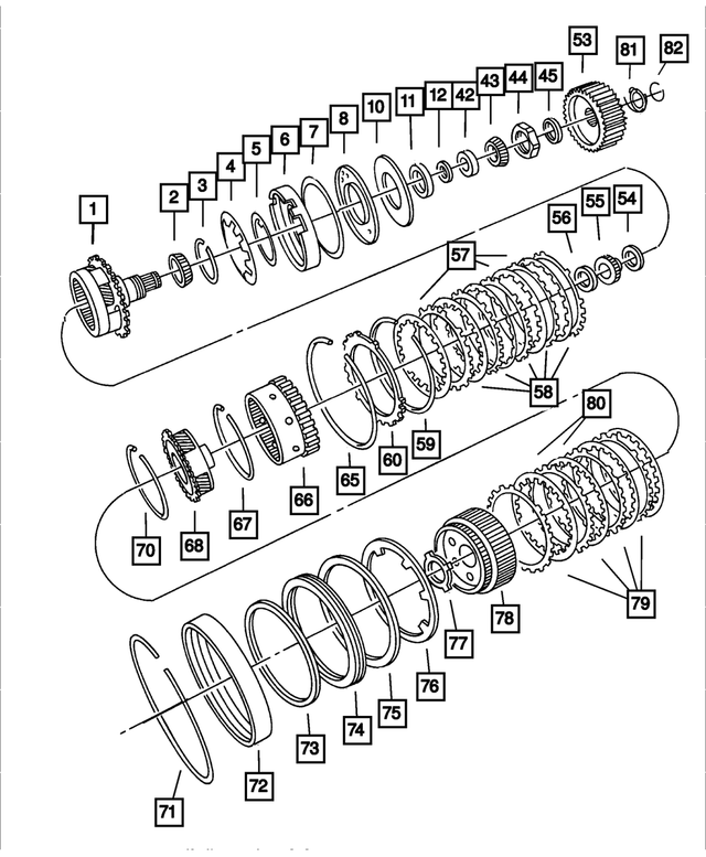 5102529AF - Automatic Transaxle 4 Speed: Low And Reverse Clutch Piston for Mopar Image