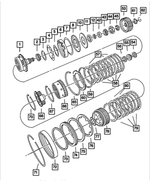 4412261 - Automatic Transaxle 4 Speed: Low/reverse Clutch Piston Spring for Chrysler: 300M, Concorde, Pacifica, PT Cruiser, Sebring, Town &amp; Country, Voyager | Dodge: Caravan, Grand Caravan, Intrepid, Neon, Stratus | Jeep: Liberty, Wrangler Image