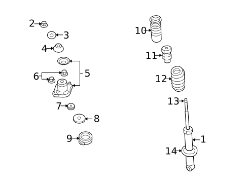 Shocks & Components for 2014 Jeep Patriot #0