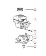 5139148AA - Service Brakes: Brake Master Cylinder for Mopar Image