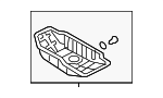 215103F300 - Engine: Oil Pan for Hyundai Image