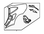 99750396218GRV - Body: Quarter Panel for Porsche Image