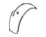 99750457406 - Body: Wheelhouse Liner for Porsche: 911 Image