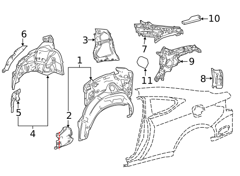 Inner Structure for 2017 Lexus RC300 #0